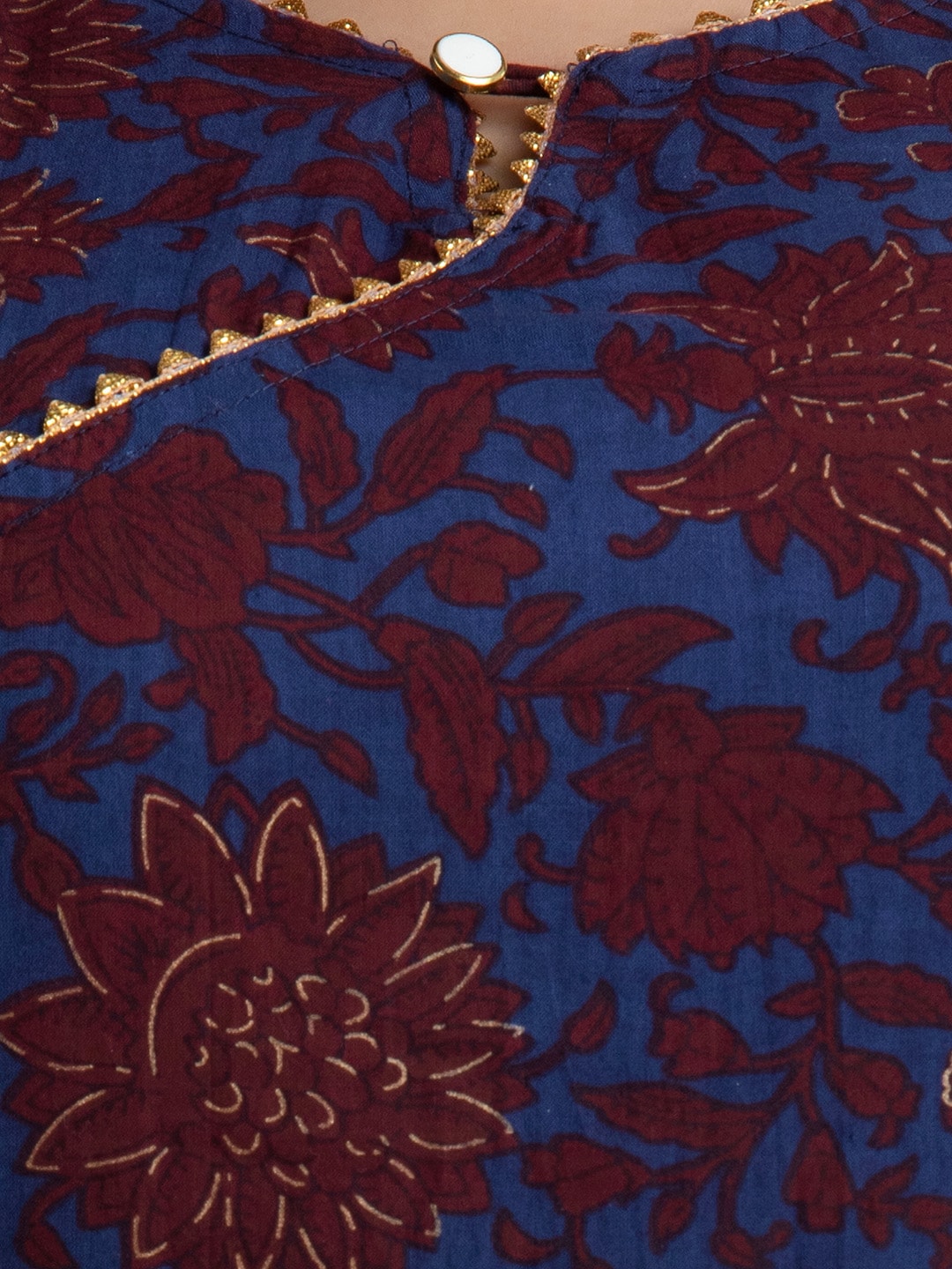 Kalini Women Coffee Brown Ethnic Motifs Printed Angrakha Kurta with Churidar & With Dupatta - Distacart