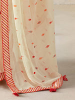 Thumbnail for Saree Mall Geometric Printed Gotta Patti Pure Georgette Sarees - Distacart