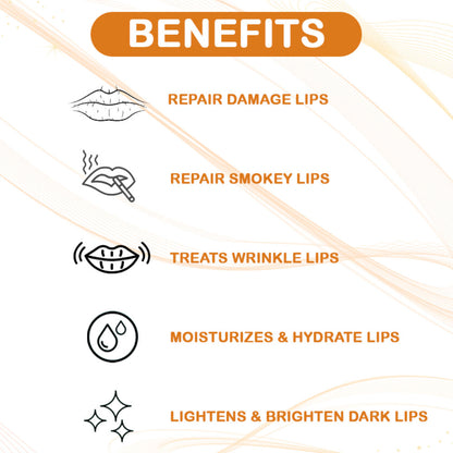 Blue Nectar Shubhr Orange Lip Balm with Ghee & Natural Vitamin C Benefits