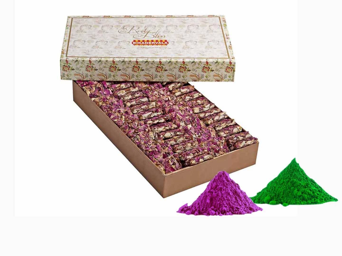 Bikanervala Gulab Chikki Holi Gift - Distacart