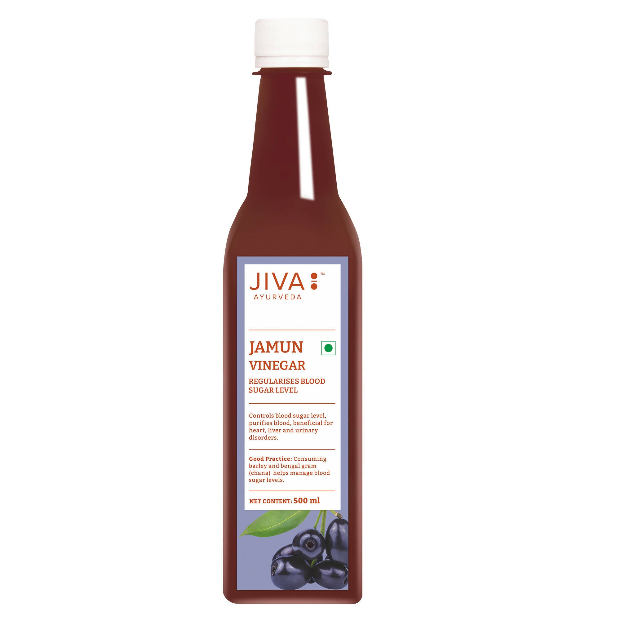 Jiva Ayurveda Jamun Vinegar - Distacart