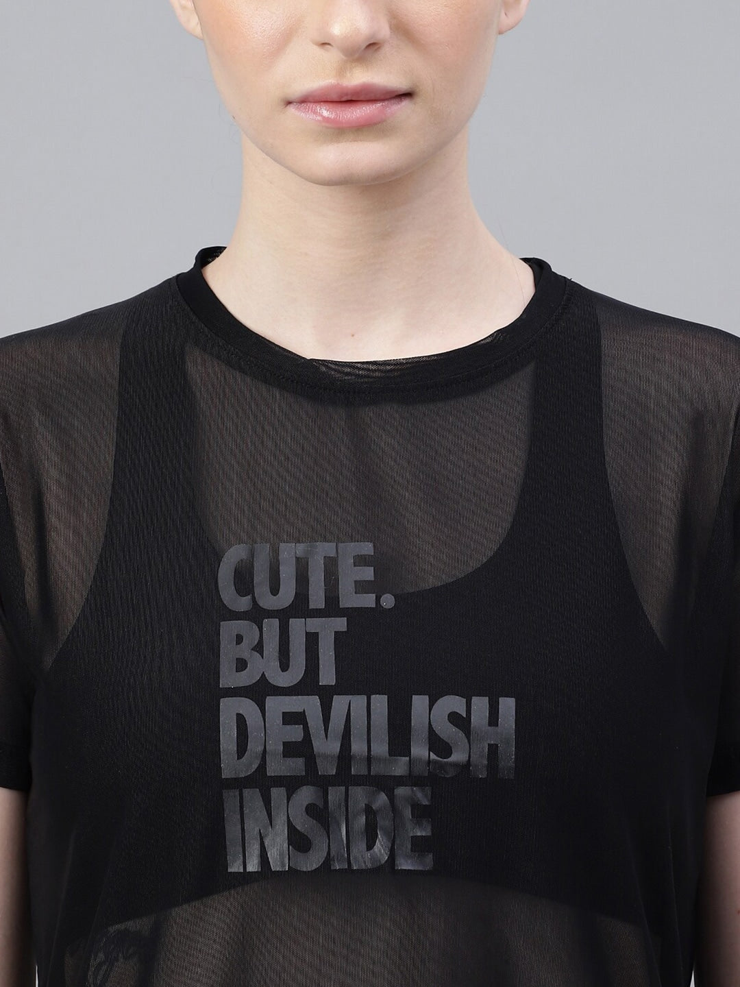 MKH Typography Printed Round Neck Short Sleeves Dri-FIT Relaxed Fit T-shirt - Distacart