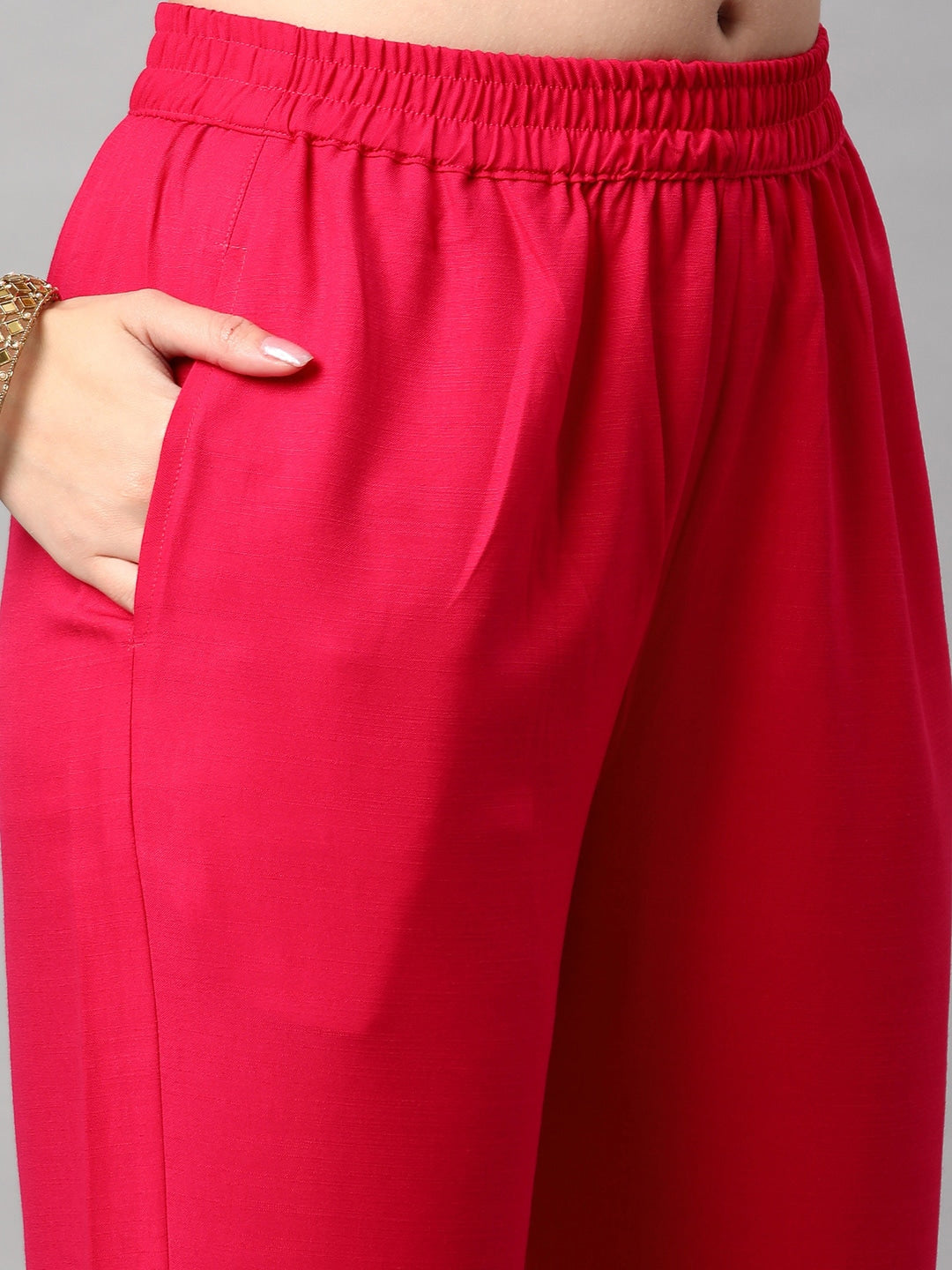 Kalini Women Shifali Work Kurta with Trousers & With Dupatta - Distacart