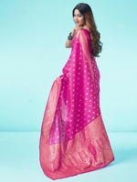 Thumbnail for Kalini Floral Woven Design Zari Art Silk Banarasi Saree - Distacart