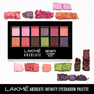Lakme Absolute Infinity Eye Shadow Palette - Pink Paradise - Distacart