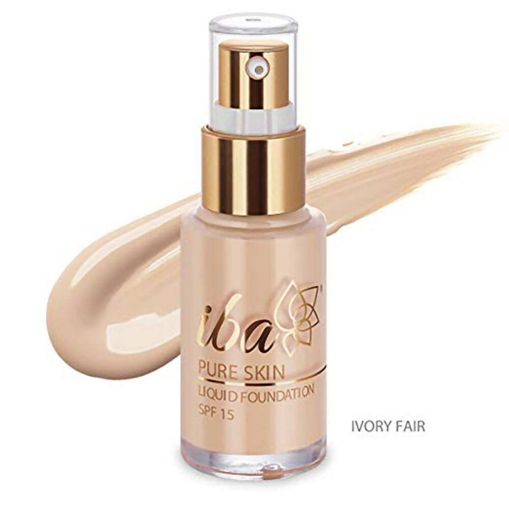 Iba Pure Skin Liquid Foundation SPF 15 - Ivory Fair - Distacart
