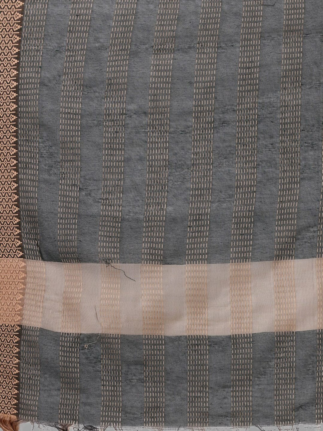 HERE&NOW Green Striped Pure Cotton Kurta With Trousers & Dupatta - Distacart