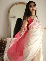 Thumbnail for Kalini Silk Blend Kanjeevaram Saree - Distacart
