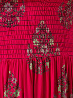 Thumbnail for Kalini Women Pink Floral Printed Flared Sleeves Gotta Patti Floral Anarkali Kurta - Distacart