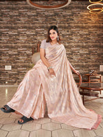 Thumbnail for Tikhi Imli Woven Design Satin Jacquard Ready to Wear Saree - Distacart