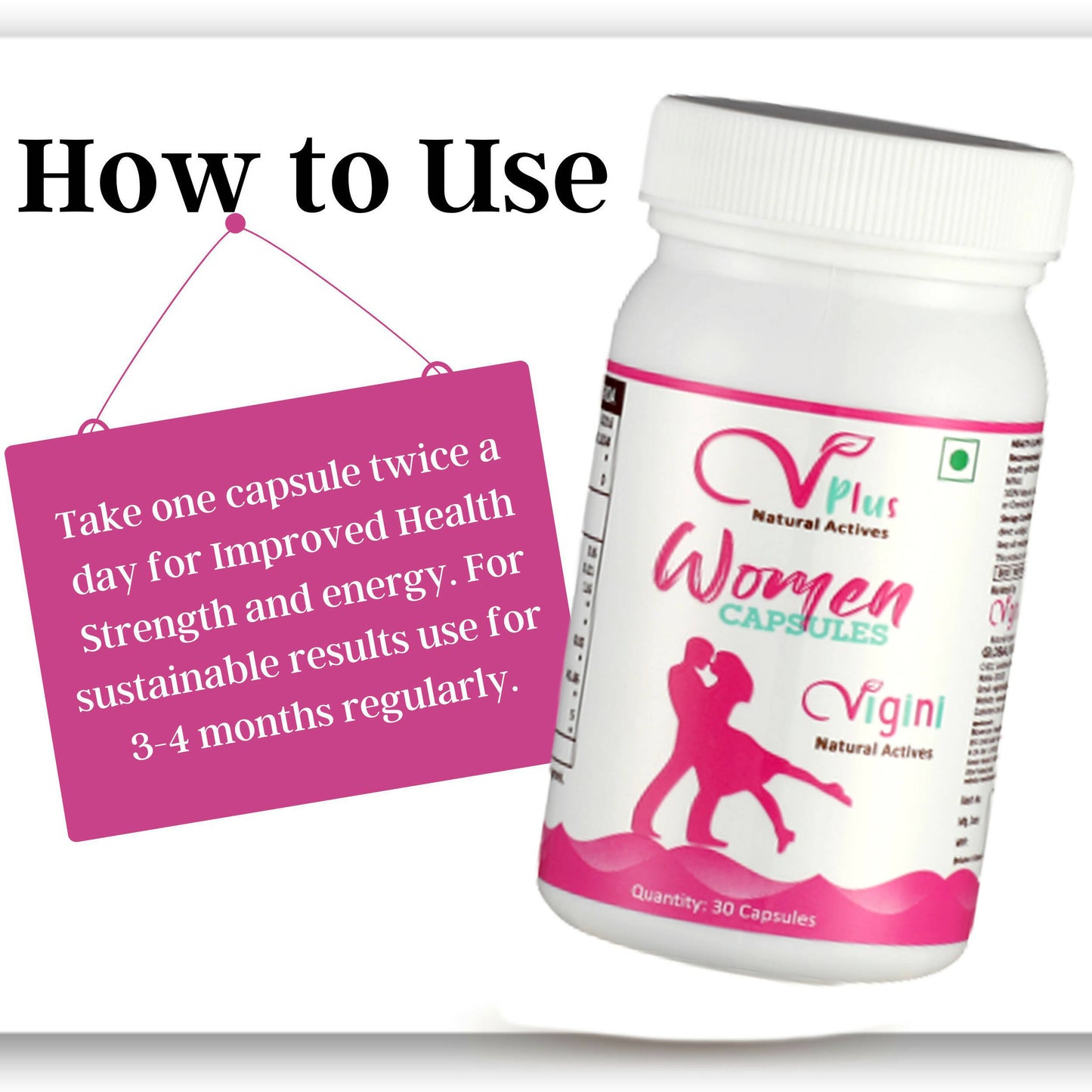 Vigini Natural Actives Performance Women Capsules - Distacart