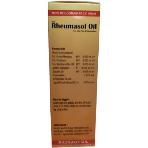 Dr. Wellmans Homeopathy WHL Rheumasol Massage Oil