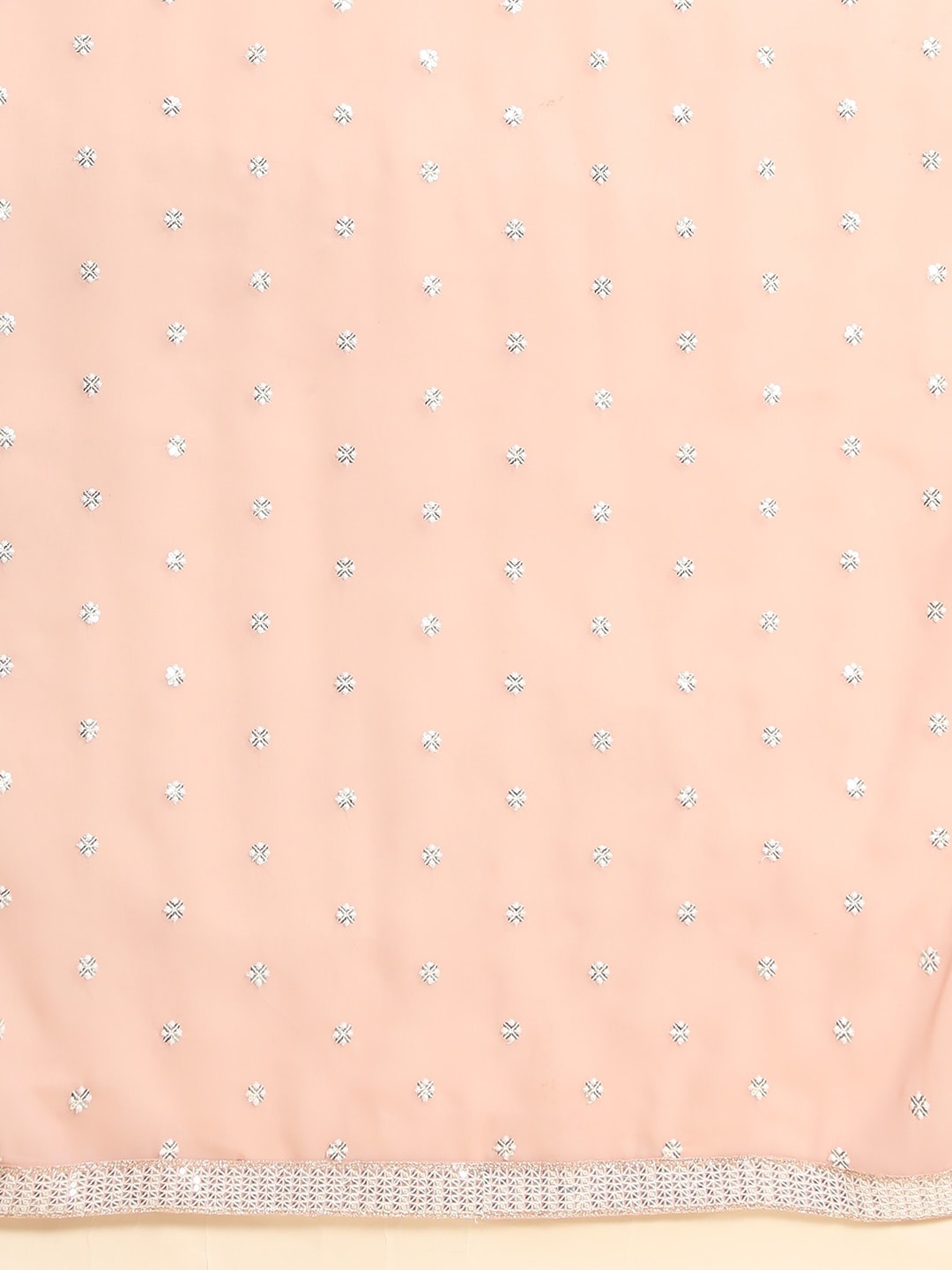 Kalini Women Peach-Coloured Ethnic Motifs Embroidered Empire Thread Work Kurta with Sharara & With Dupatta - Distacart