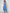 Kalini Women Blue Floral Yoke Design Thread Work Pure Cotton Kurta with Trousers - Distacart