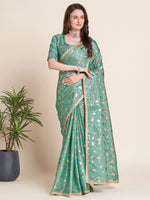 Thumbnail for Saree Mall Floral Printed Sarees - Distacart