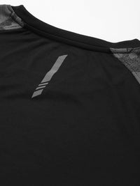 Thumbnail for HRX by Hrithik Roshan Men Black T-shirt - Distacart