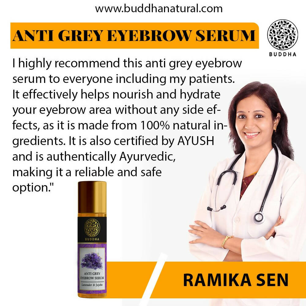 Buddha Natural Grey Eyebrow Serum - Distacart