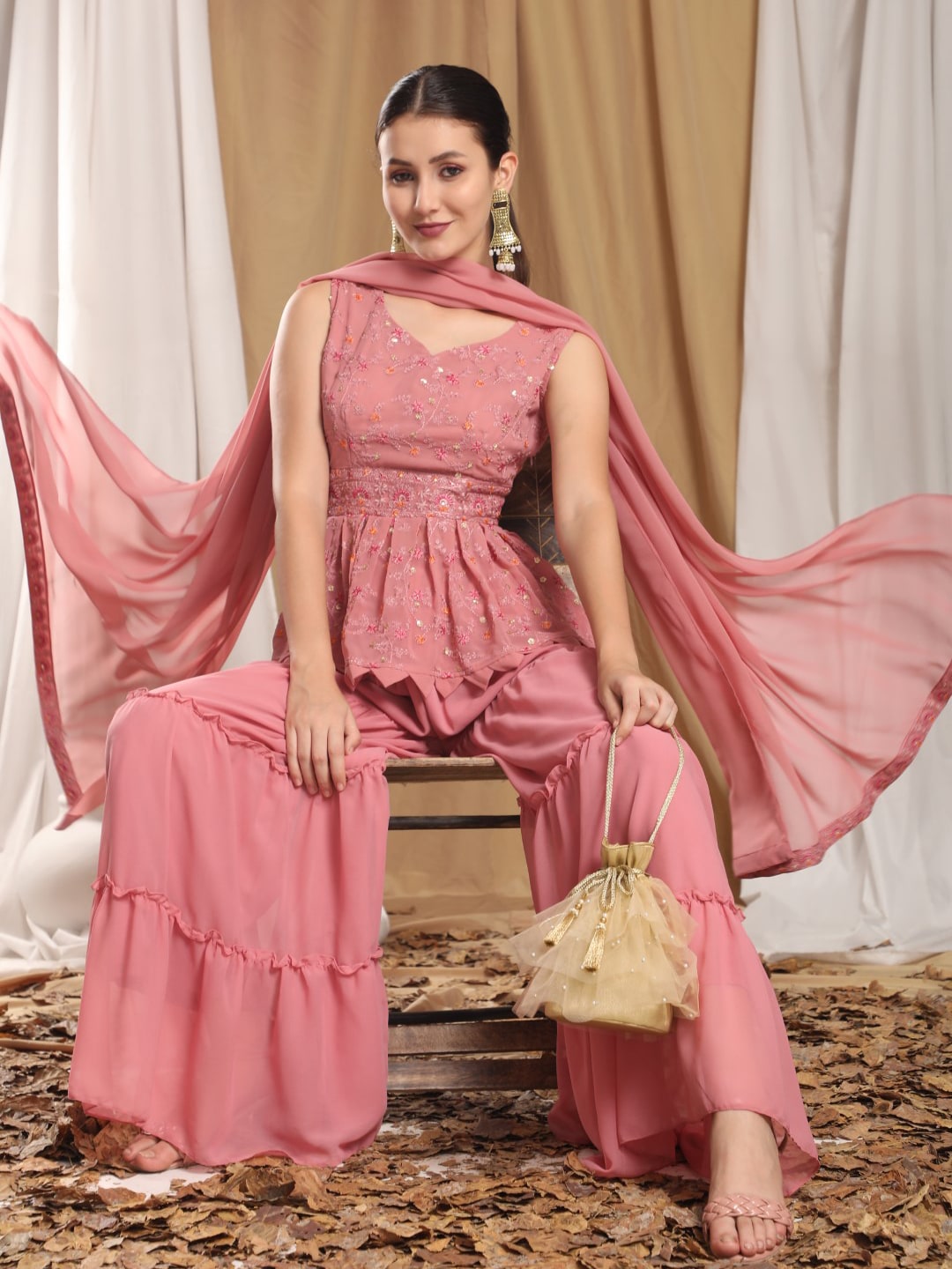 Masq Embellished Potli Clutch - Distacart
