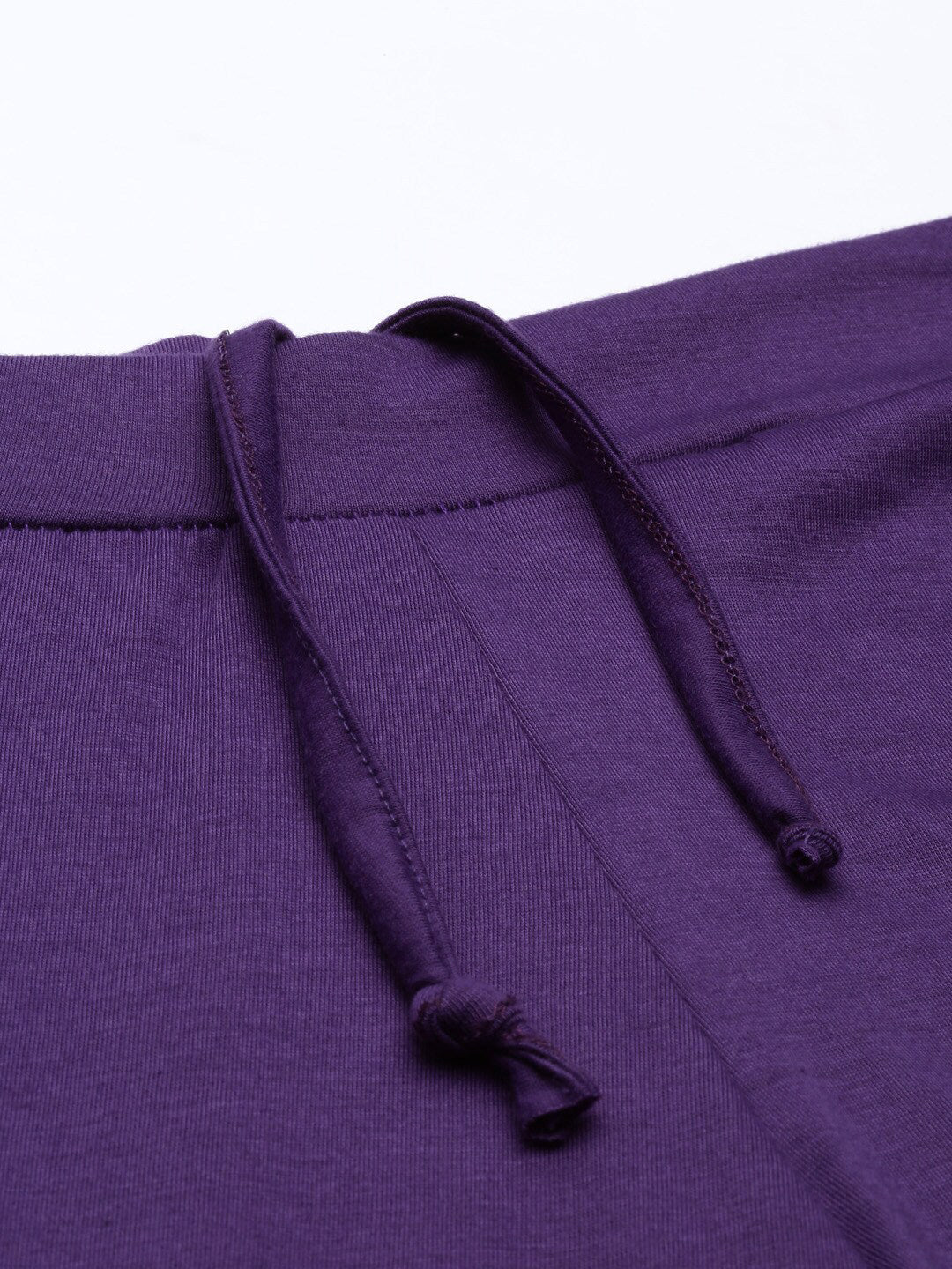 Souchii Women Purple Knitted Palazzos - Distacart