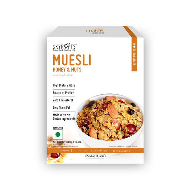 Skyroots Honey & Nuts Muesli - Distacart