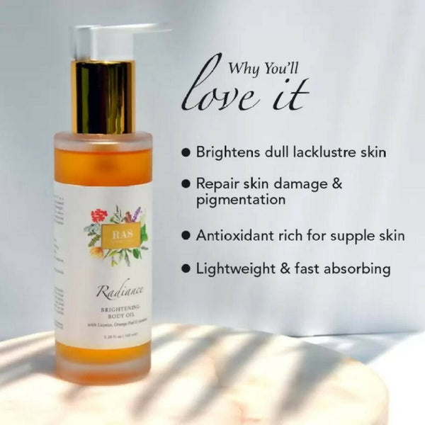 Buy Ras Luxury Oils Radiance Brightening Body Oil Online at Best Price