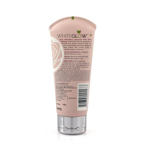 Lotus Herbals Whiteglow Advanced Pink Glow Exfoliator - Distacart