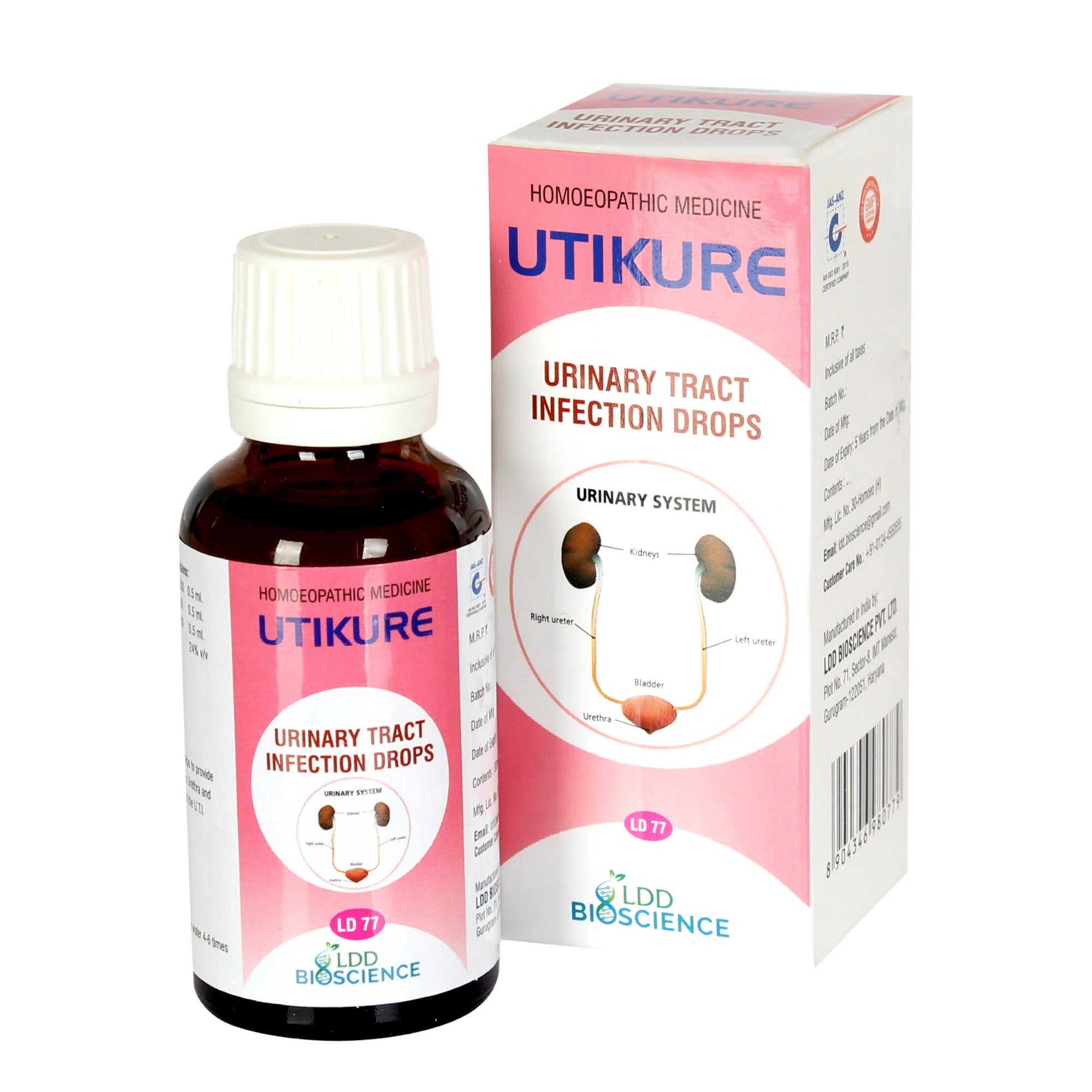LDD Bioscience Homeopathy Utikure Drops