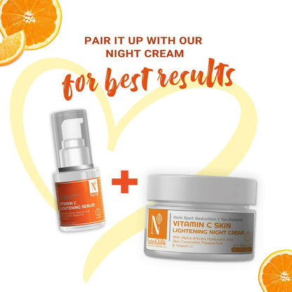 NutriGlow Advanced Organics Vitamin C Serum with Hyaluronic Acid - Distacart