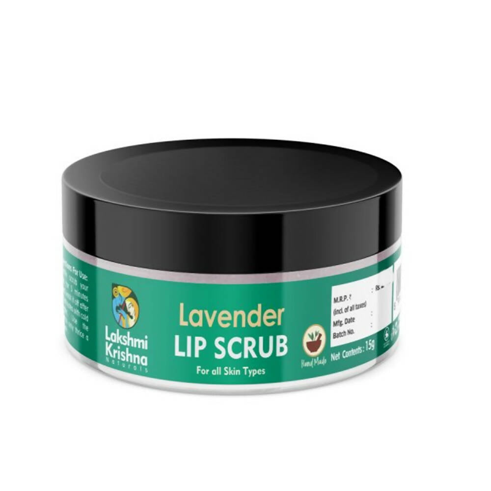 Lakshmi Krishna Naturals Lavender Lip Scrub - Distacart