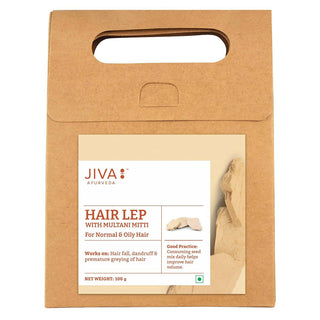 Jiva Ayurveda Hair Lep with Multani Mitti - Distacart