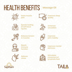 Saptham Taila 100% Natural Body Massage Oil - Distacart
