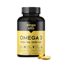 Thumbnail for Zingavita Omega 3 Fish Oil 1000mg Softgels - Distacart