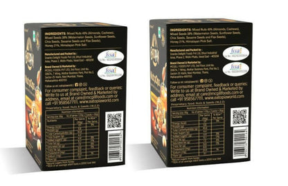 Eatopia Nut Pops Crunchy Nuts & Seeds Cluster - Pure Honey - Distacart