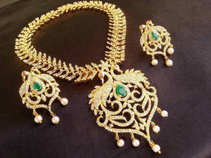 Ad Emerald Peacock Bridal Jewelry