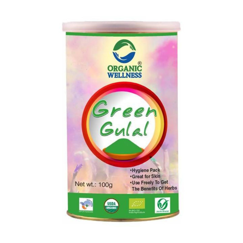 Organic Wellness Green Gulal (100 Gm) - Distacart
