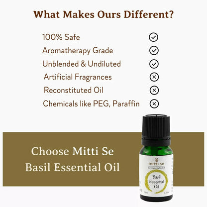 Mitti Se Basil Essential Oil - Distacart