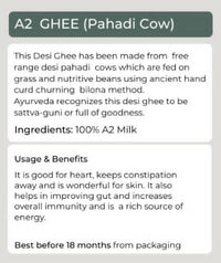 Thumbnail for Organic Potli A2 Vedic Ghee – Pahadi Cow - Distacart
