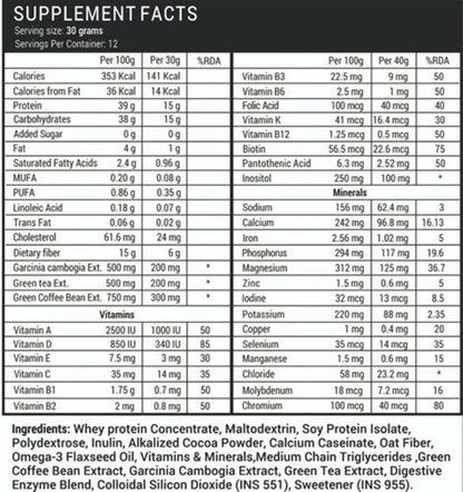 Livestamin Nutritional Meal Shake - Chocolate Flavour - Distacart