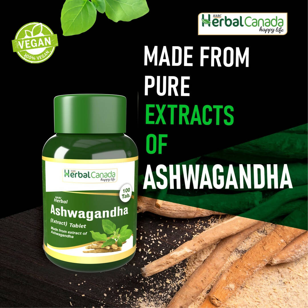 Herbal Canada Ashwagandha Extract Tablets - Distacart