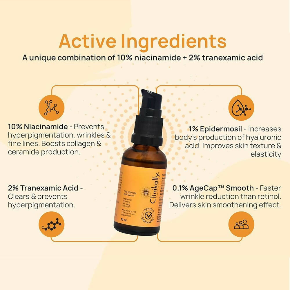 Clinikally The Ultimate Nia Serum - Distacart