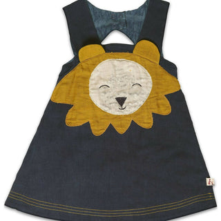 Mhyssa Blue Square Neck Sleeveless Frock - Distacart