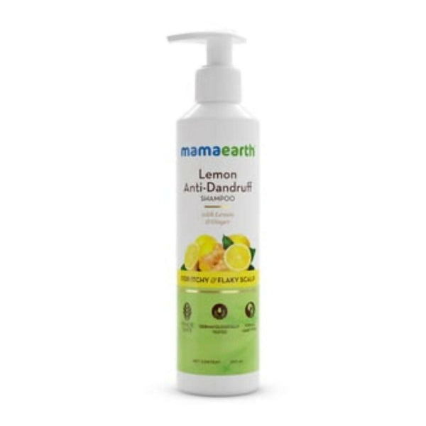 Mamaearth Lemon Anti-Dandruff Shampoo For Itchy & Flaky Scalp - Distacart