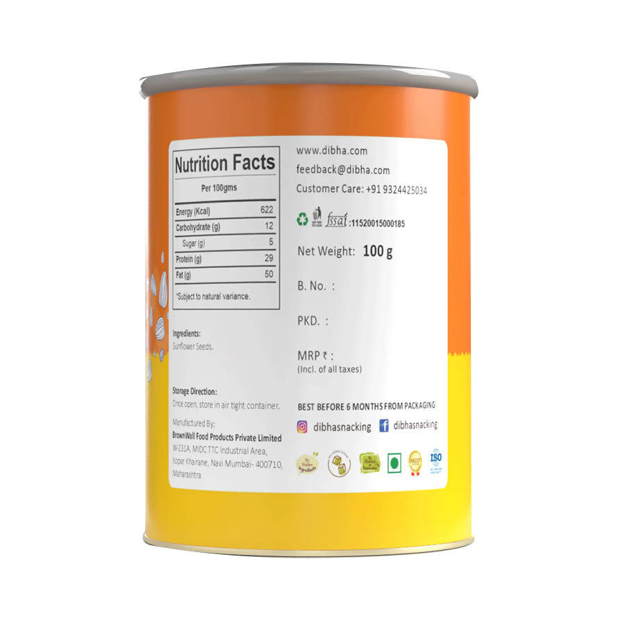 Dibha Roasted Sunflower Seeds