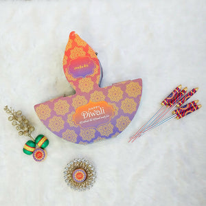 Dibha Diwali Premium Diya Shape Gift Pack - Distacart