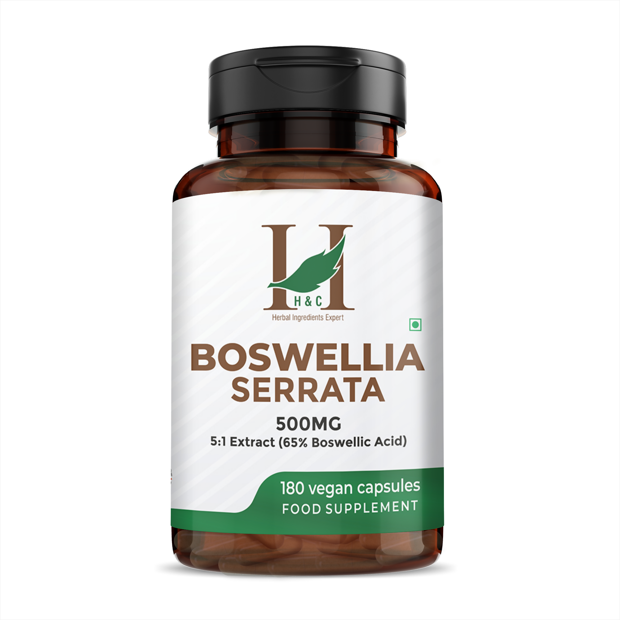 H&C Herbal Boswellia Serrata Veg Capsules - Distacart