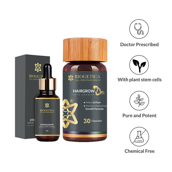 Biogetica Hairgrow Essential Natural Kit - Distacart