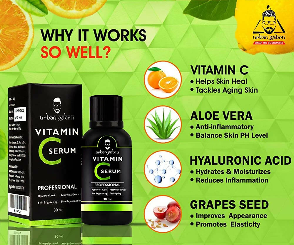 Urbangabru Vitamin C Face Serum - Distacart