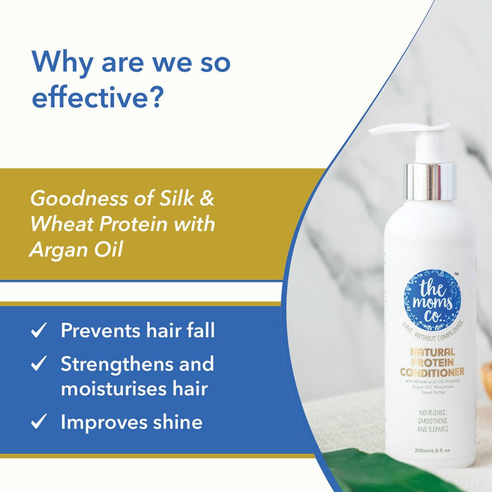 The Moms Co Natural Protein Conditioner (200 Ml) - Distacart