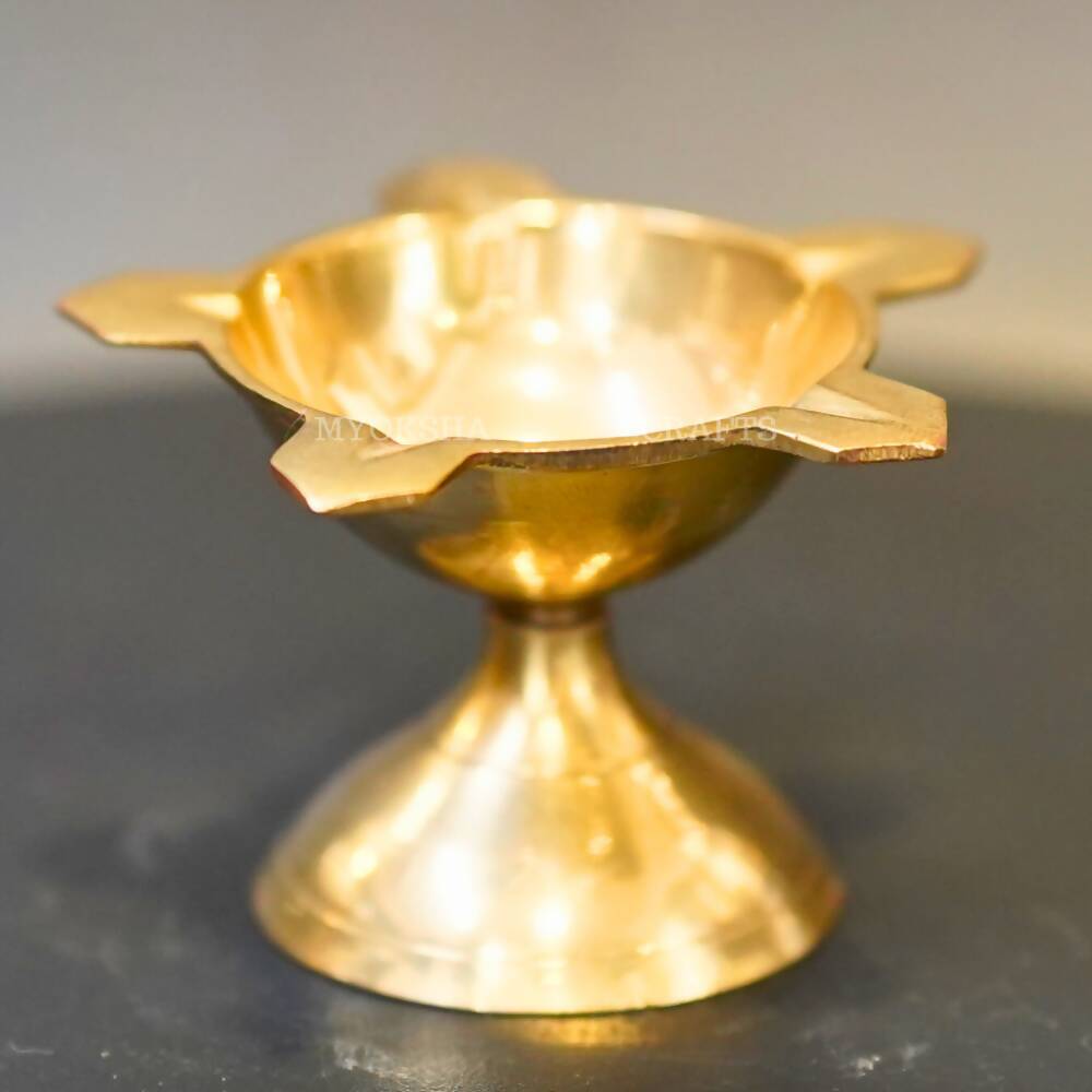 Brass Star Diya - Distacart
