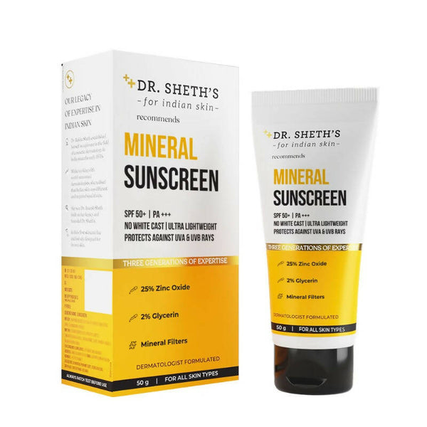 Dr. Sheth's Mineral Sunscreen - Distacart